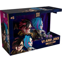 Arcane: League of Legends VI and Jinx Vinyl Figure #5 2-Pack