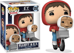 FUNKO POP Movies E.T. Elliott with E.T. in Bike Basket #1252
