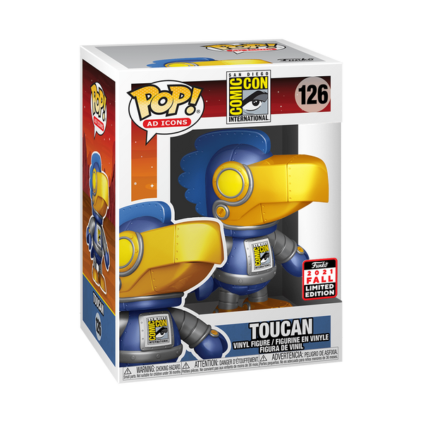 Funko POP! Ad Icons SDCC Toucan Blue #126 Vinyl Figure