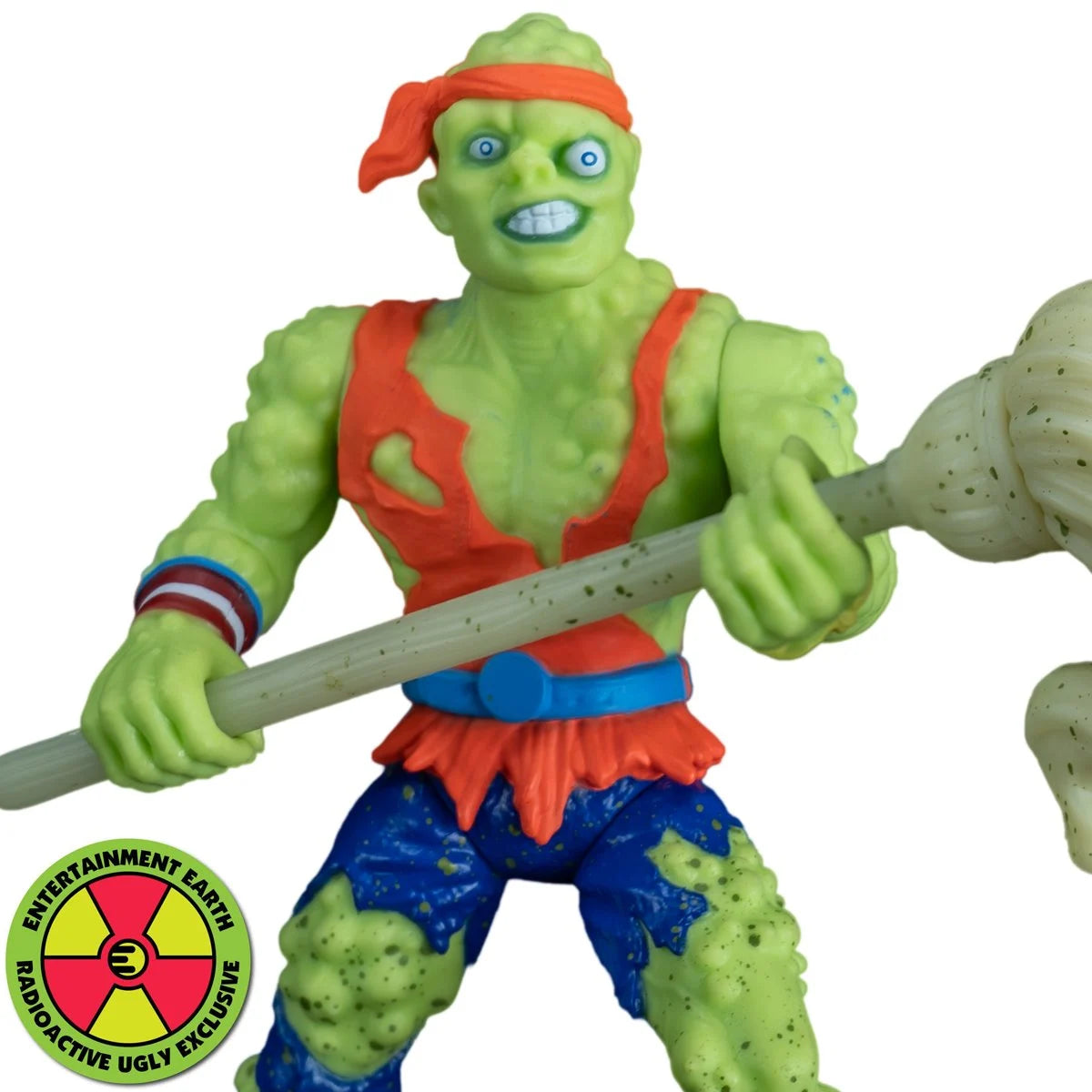 Toxic Crusaders Toxie Glow-in-the-Dark 5-Inch Action Figure - Entertainment Earth Exclusive