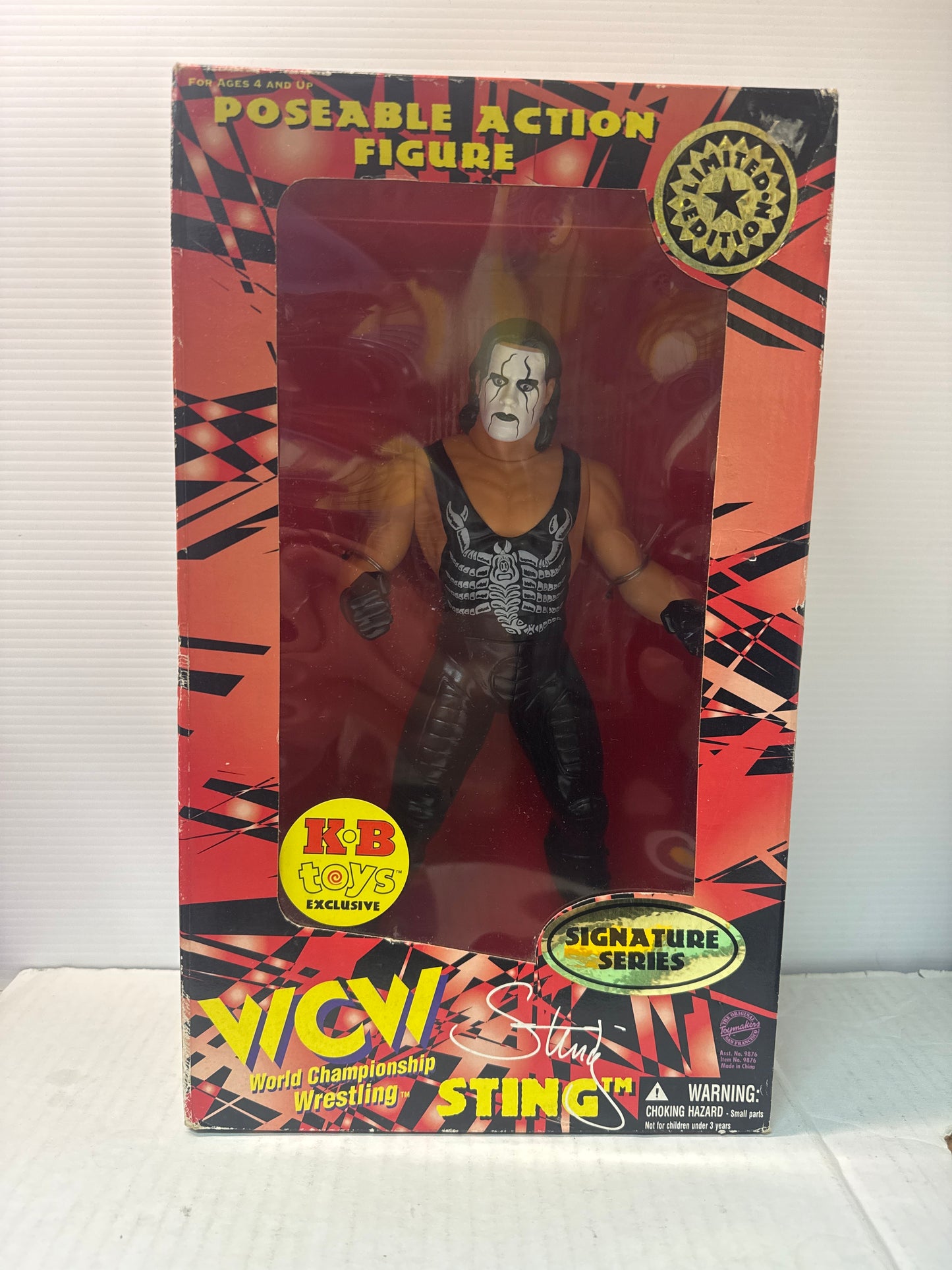 Sting WCW Signature Series Action Figure - KB Toys Exclusive - The Original San Francisco Toy Makers