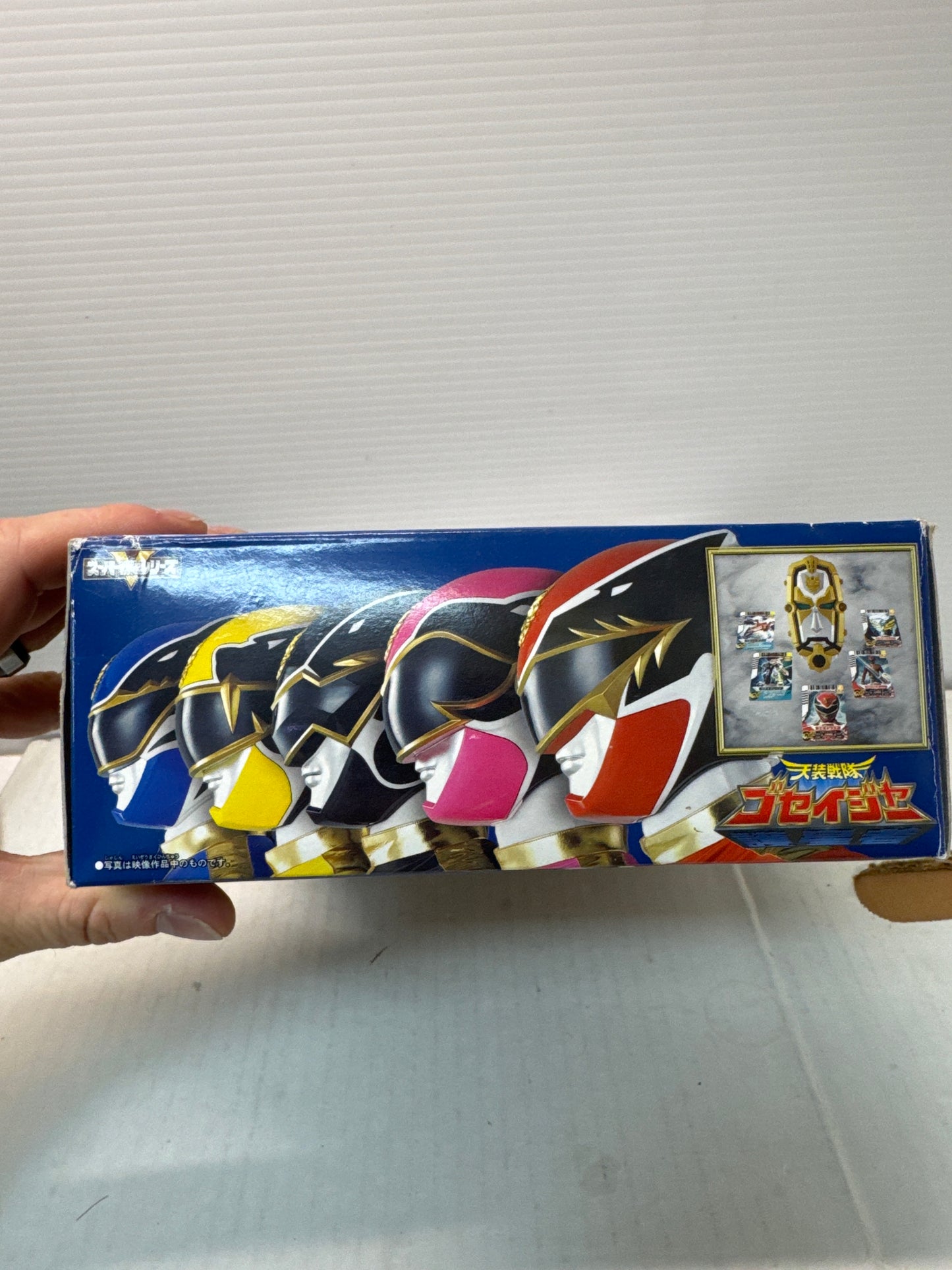 Bandai Tensou Sentai Goseiger Gosei Power Tensouder 2010 w/ 3 Cards Open Box