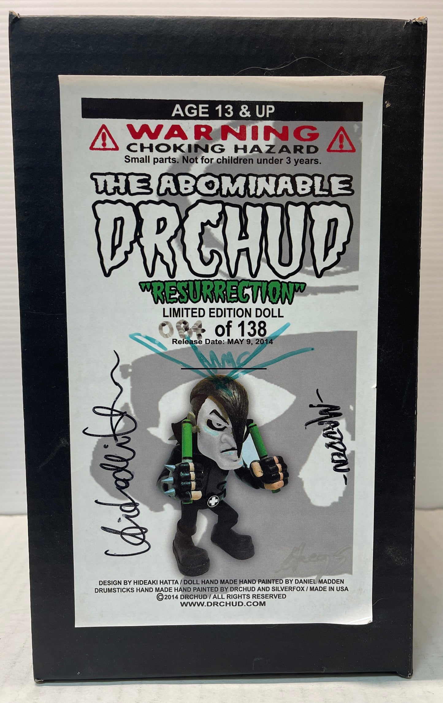 The Abominable Dr. CHUD “Resurrection” limited ed. O84 of 138