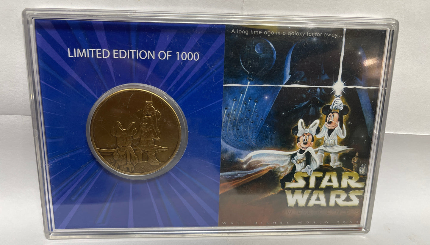 Walt Disney World 2004 Star Wars weekend, limited edition, bronze coin 1000 made