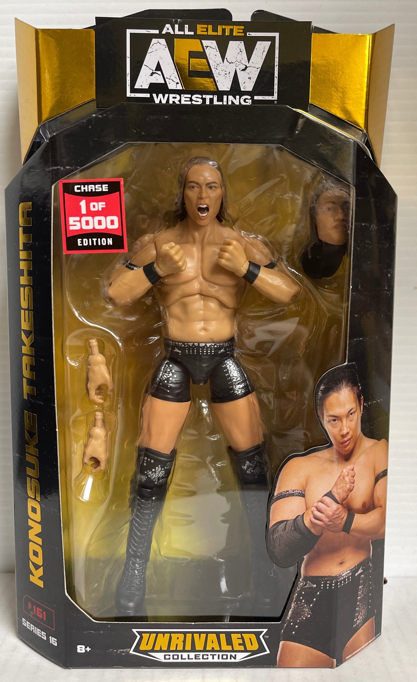 AEW Unrivaled Series 16 Konosuke Takeshita 1 Of 5,000 Chase