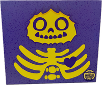 Five Inch Vinyl Figure Purple Glow Skeleton Chomp LE 450