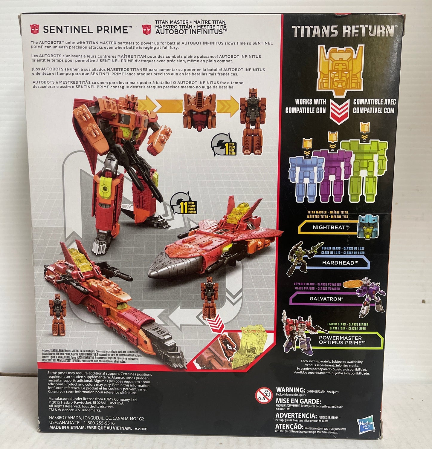 Transformers Titans Return Autobot Infinitus & Sentinel Prime
