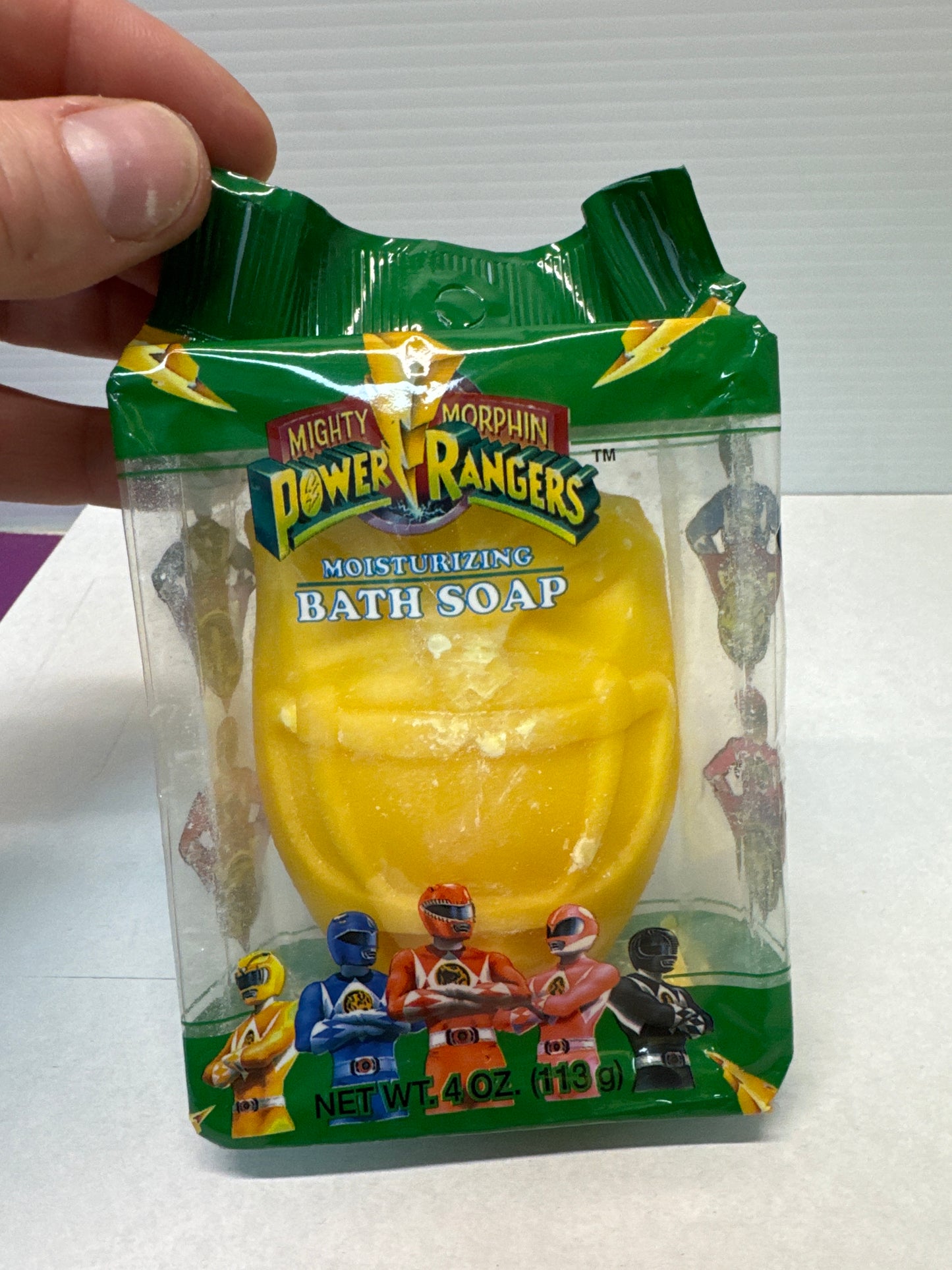 Mighty Morphin Power Rangers - Bath Soap - 1994 - Saban - 5 Pieces