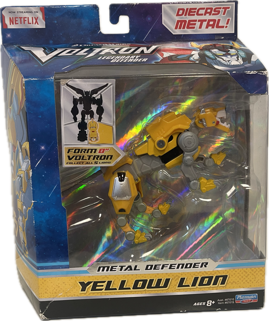 Voltron Legendary Metal Defender Yellow Lion