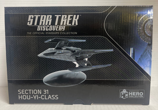 Eaglemoss Star Trek Discovery #32 "Section 31 Hou-Yi-Class" with box & magazine