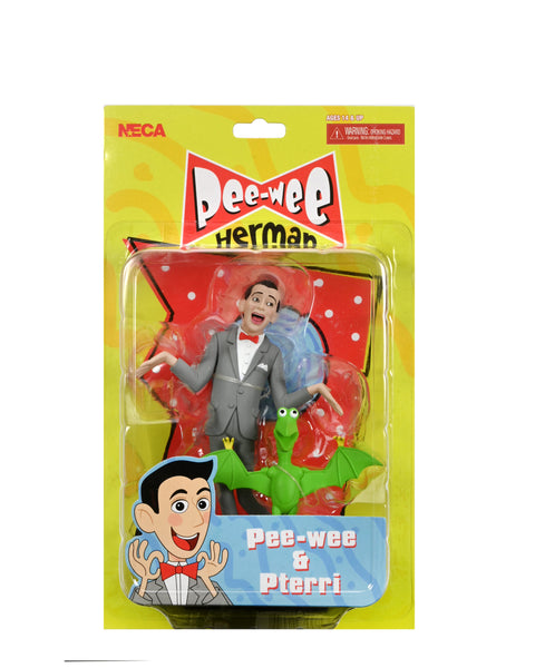Pee-Wee’s Playhouse 6″ Scale Action Figure Pee-wee and Pterri