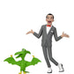 Pee-Wee’s Playhouse 6″ Scale Action Figure Pee-wee and Pterri