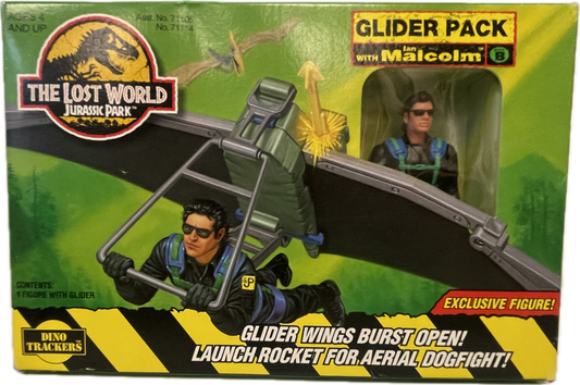 The Lost World Jurassic Park Glider Pack w/ Ian Malcolm Figure