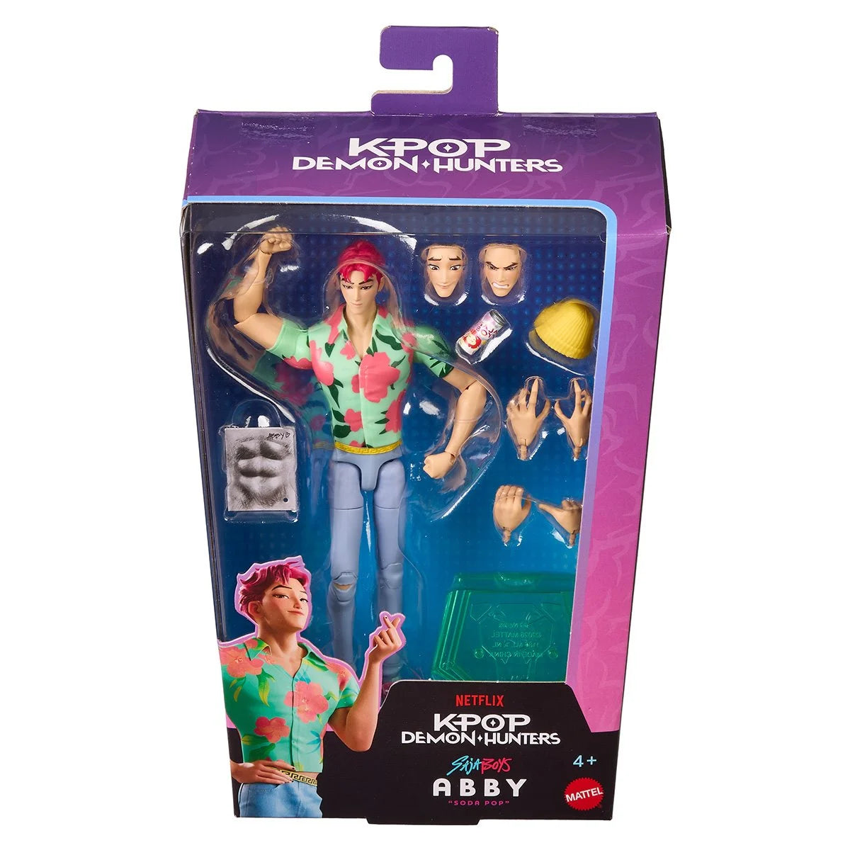 KPop Demon Hunters Saja Boys Abby Soda Pop Action Figure