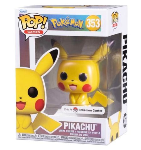 Pop Games Pokemon Center Exclusive Pikachu 353 Pearlescent