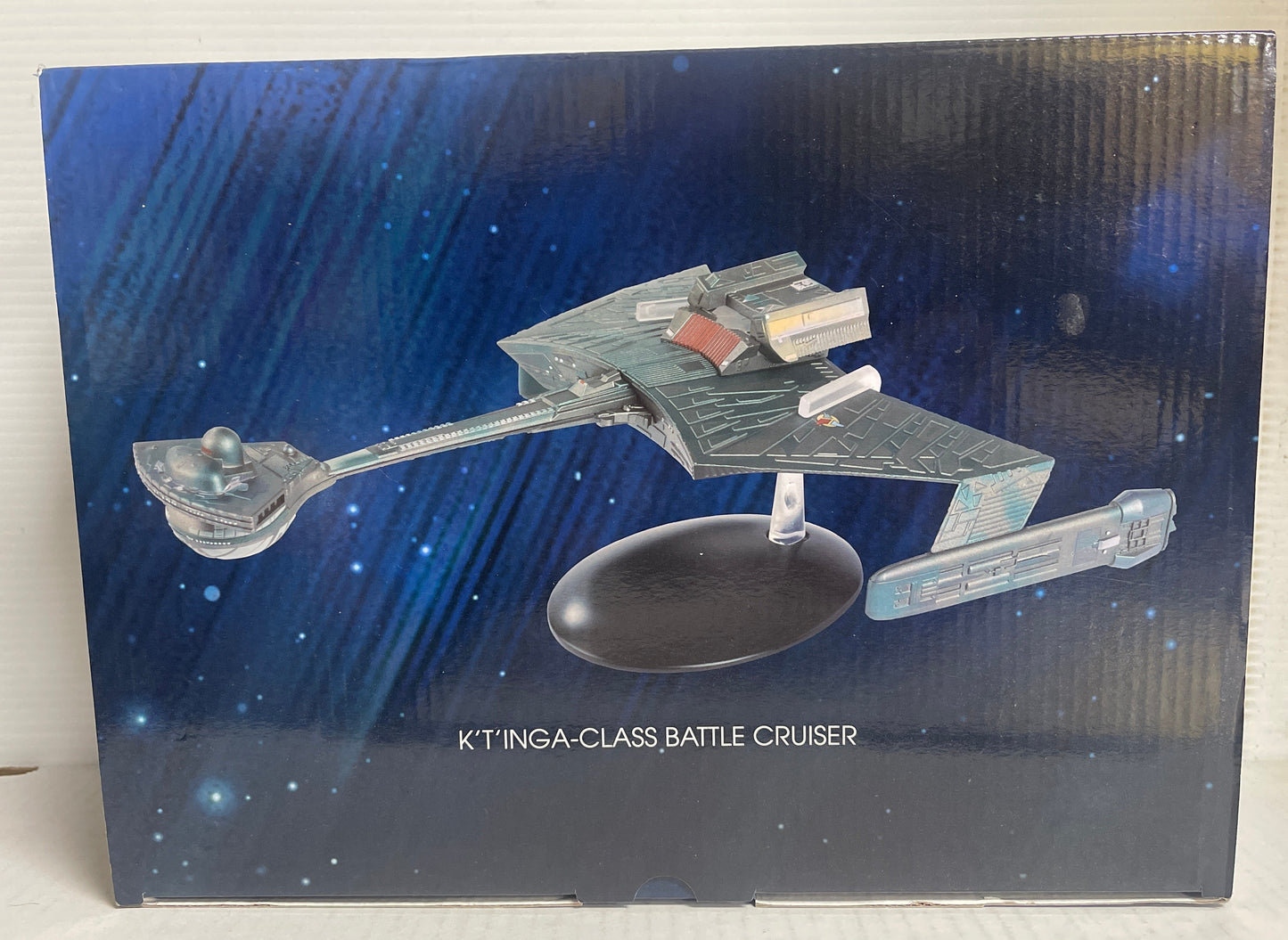 Eaglemoss "K'T'inga Klingon Battle Cruiser" XL18 Star Trek Starships