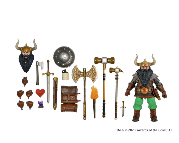 Dungeons & Dragons 7” Scale Action Figure Ultimate Elkhorn the Good Dwarf Fighter