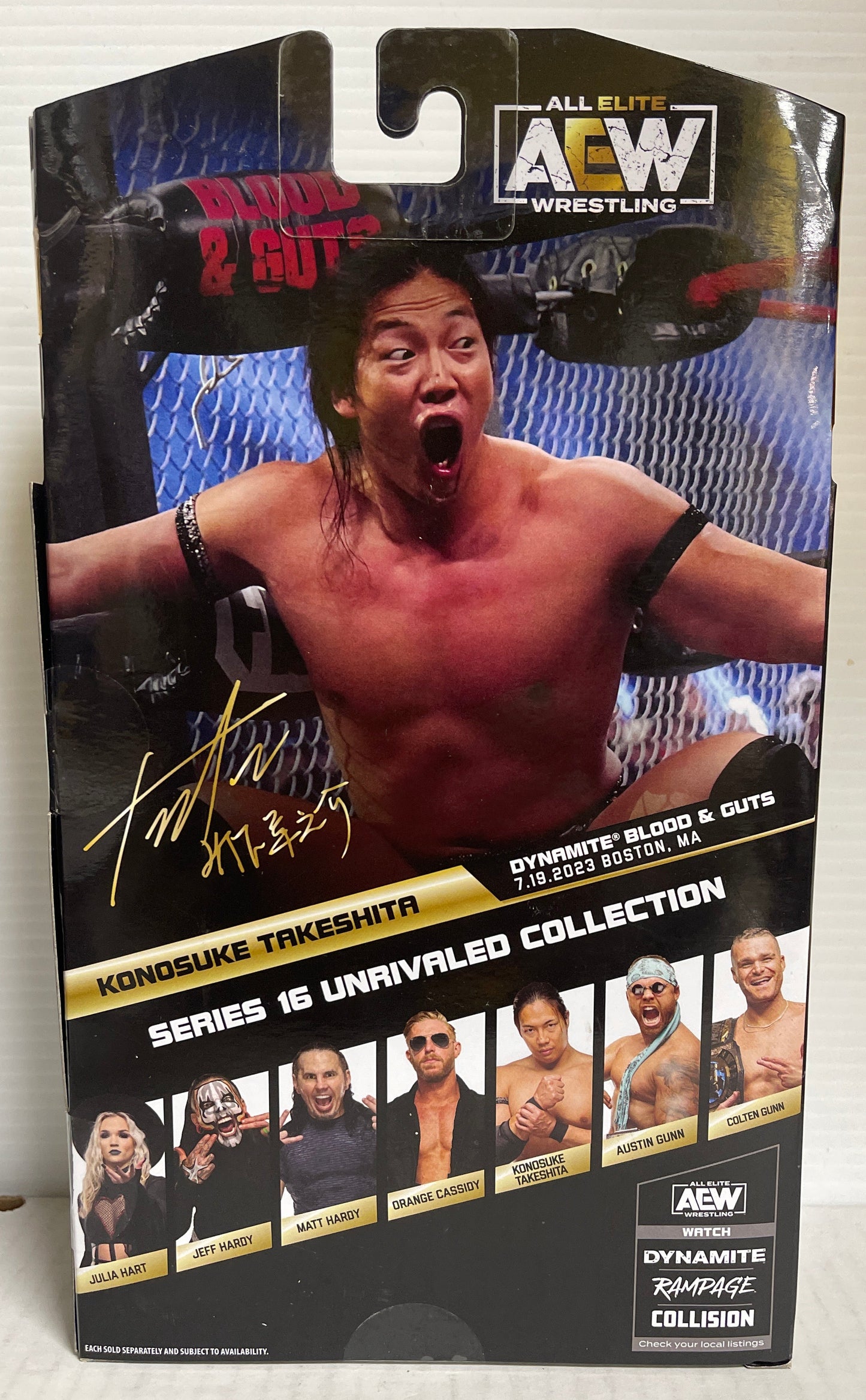 AEW Unrivaled Series 16 Konosuke Takeshita 1 Of 5,000 Chase