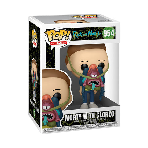 Funko Pop! Vinyl: Rick and Morty - Morty with Glorzo #954