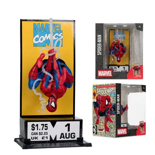 Marvel Wave 5 Spider-Man Corner Box 6 1:10 Scale Posed Figure with Scene