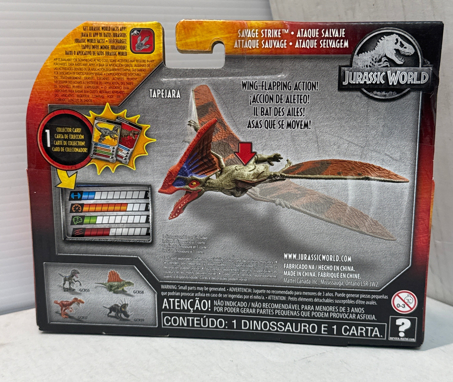 Jurassic World Dino Rivals Savage Strike TAPEJARA