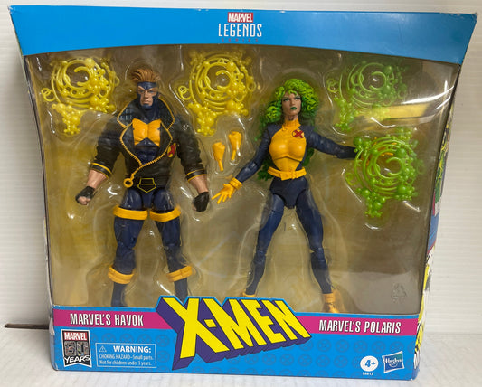 Marvel Legends Series  X-Men:  80th Anniversary Havok & Polaris Two-Pack