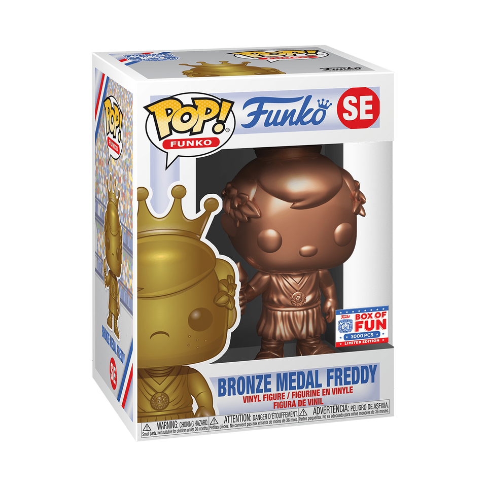 Funko POP! Freddy Funko Bronze Medal Freddy Metallic SE