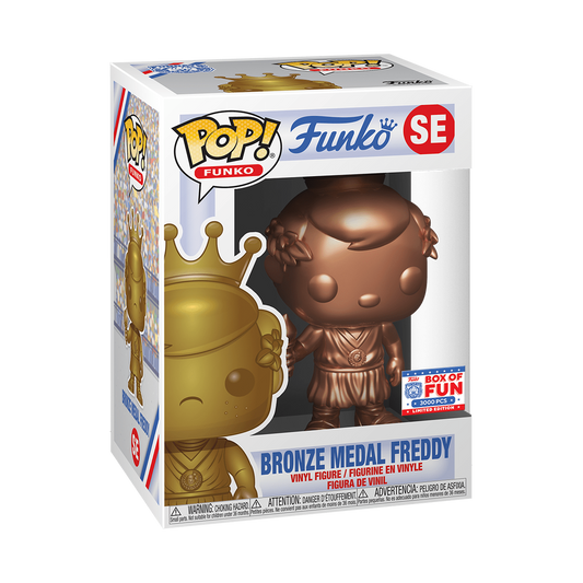 Funko POP! Freddy Funko Bronze Medal Freddy Metallic SE