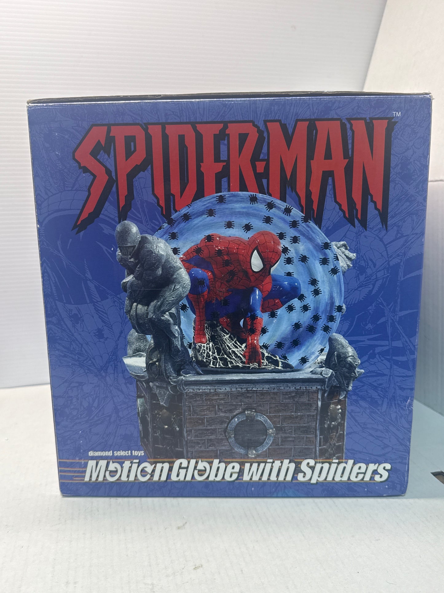 SPIDER-MAN- Motion Globe Diamond Select 2002 Limited To 2500