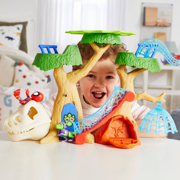 Marvel Spidey and His Amazing Friends Dino-Webs Treehouse