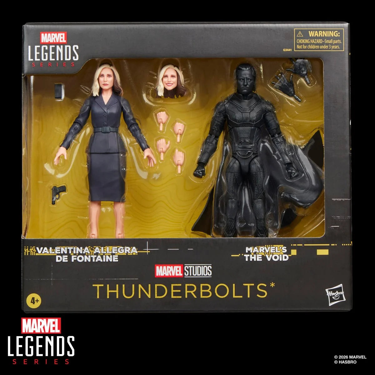 Thunderbolts Marvel Legends Series Valentina Allegra de Fontaine and The Void 6-Inch Action Figures