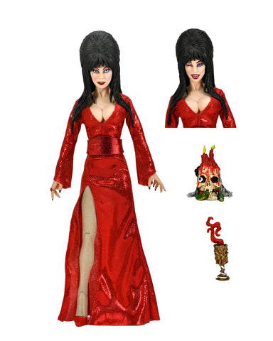 Elvira 8” Clothed Action Figure “Red, Fright, and Boo”