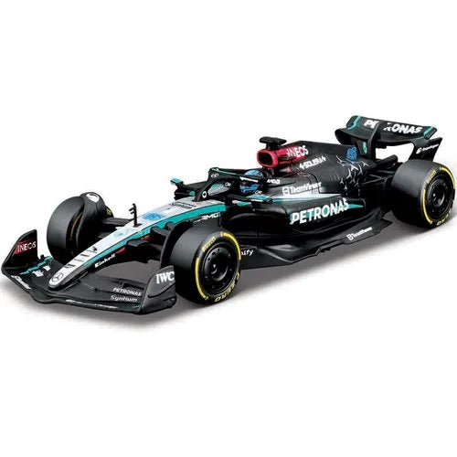 Formula 1 Mercedes W15 George Russell #63 with Helmet (2024) Die-Cast Metal 1:43 Scale Vehicle