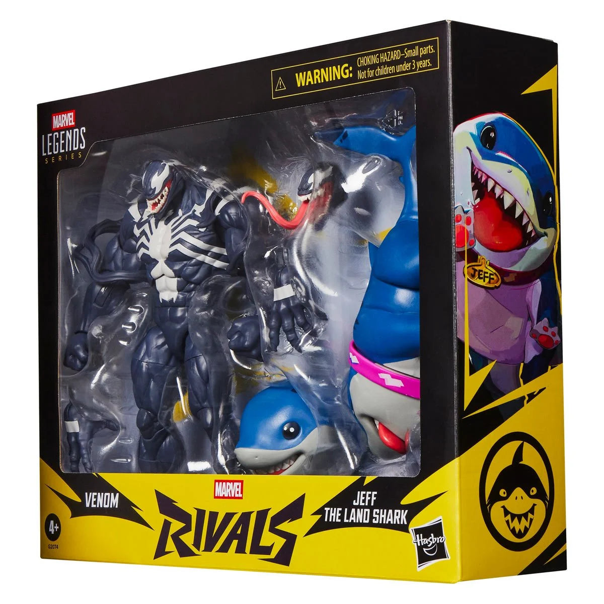 Marvel Legends Series Marvel Rivals Venom & Jeff the Land Shark 6-Inch Action Figures