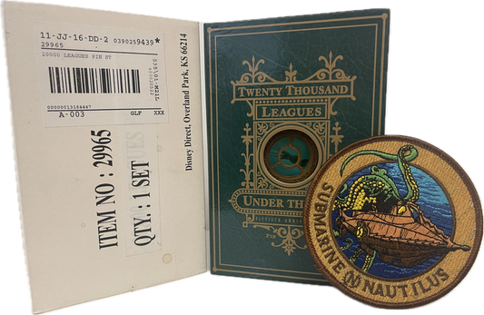 Disney Catalog 20,000 Leagues Under Sea 50th Anniversary Box Pin Set LE