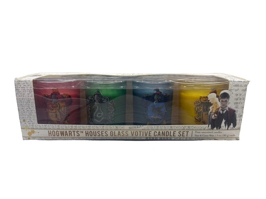 Harry Potter Glass Votive Candle Set