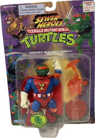 Teenage Mutant Ninja Turtles Sewer Heroes Super Mike 1995