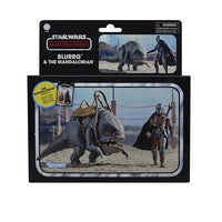Star Wars Vintage Collection Blurrg & The Mandalorian Set