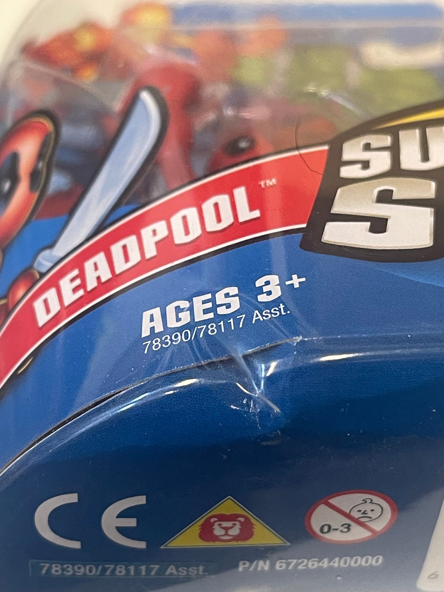 Marvel Super Hero Squad DEADPOOL & PUNISHER figures 2 pack