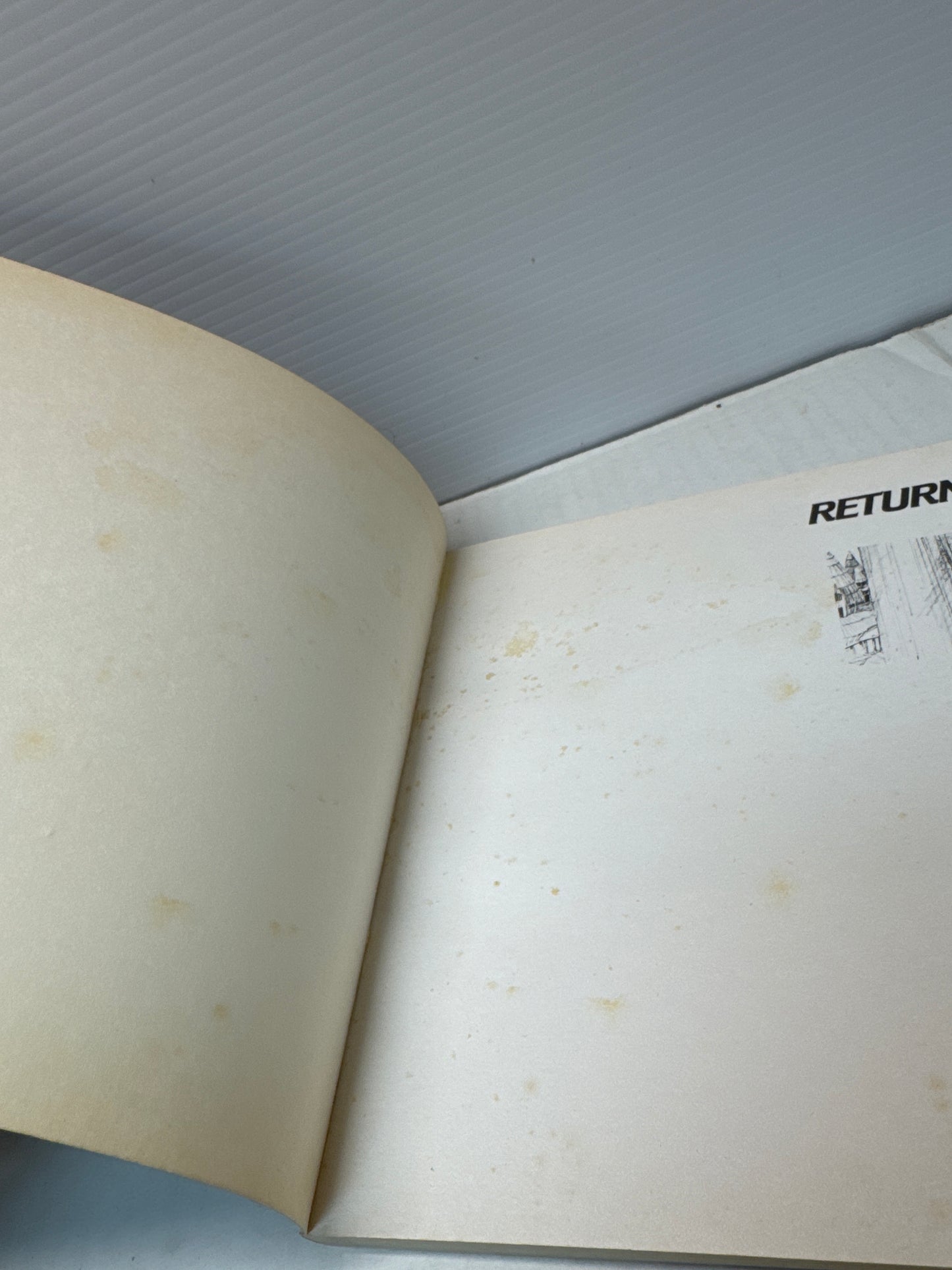 VIntage USED Return Of The Jedi Sketchbook Joe Johnson Ralph McQuarrie 1983 First Edition WH