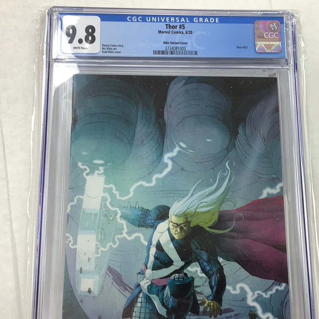 Thor #5 CGC 9.8 Ribic Variant Cover (LGY#731) 2020 (1a)
