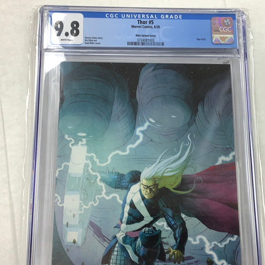 Thor #5 CGC 9.8 Ribic Variant Cover (LGY#731) 2020 (1a)
