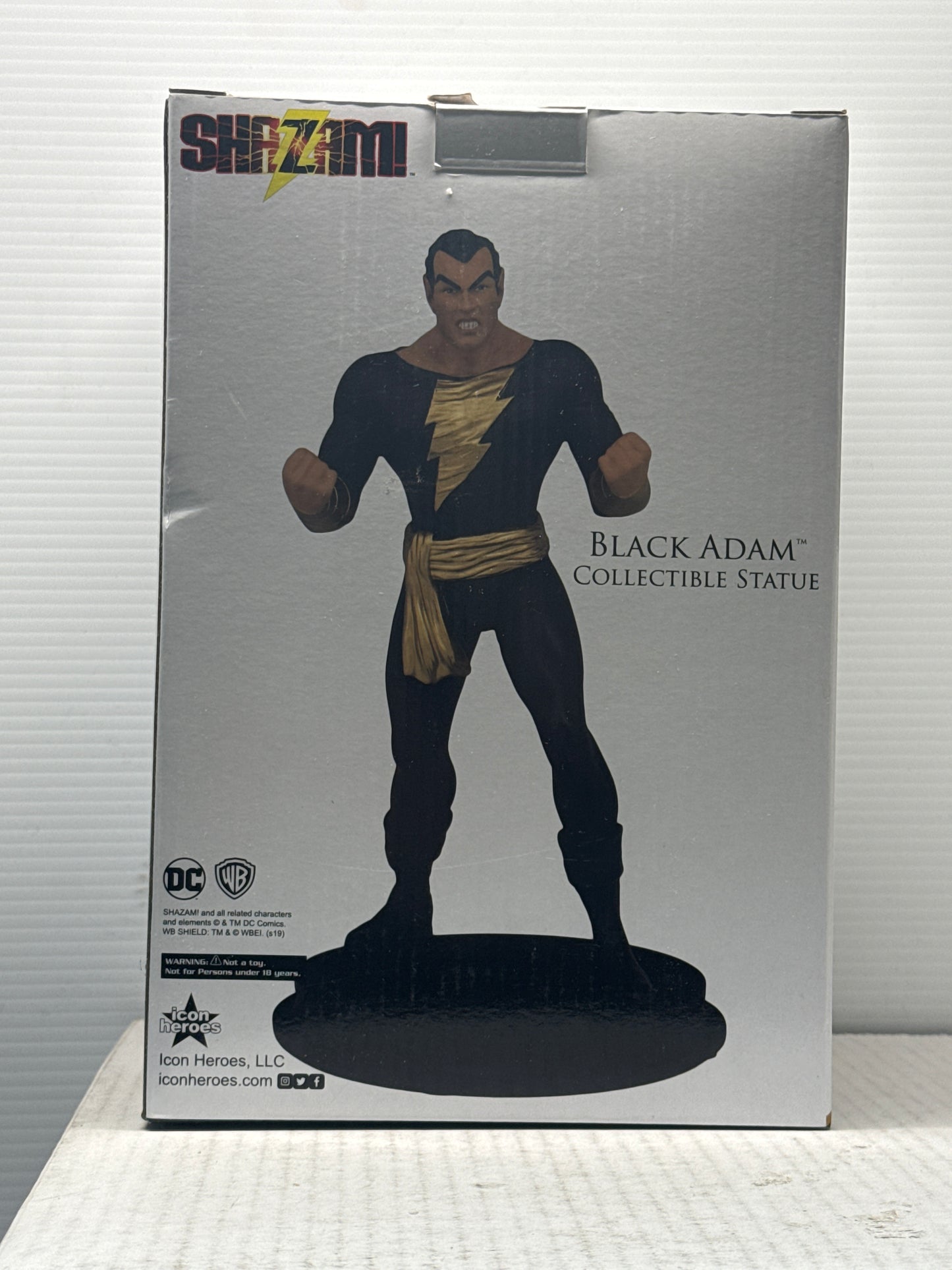 Icon Heroes Shazam Black Adam Statue 8" 0211/1,000