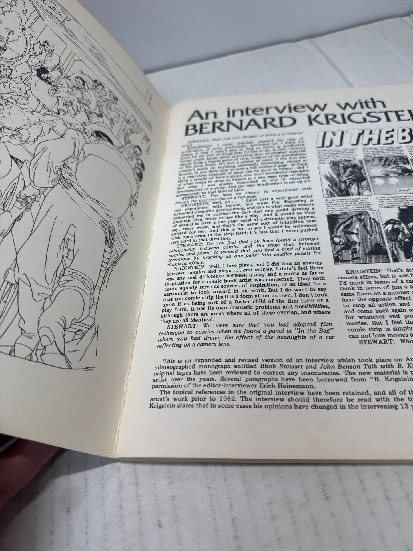 Squa Tront #6 1975- Special Bernard Krigstein Tribute Issue FN