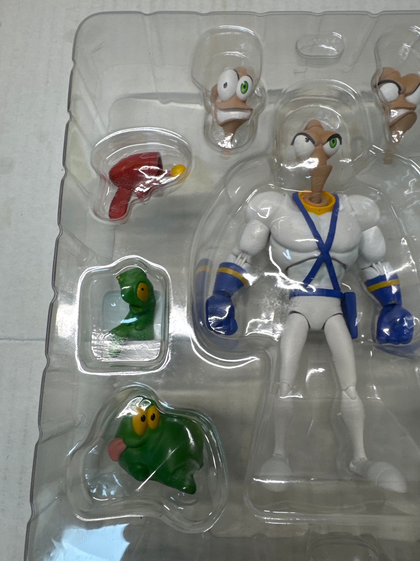 Earthworm Jim With Snott Figure Premium DNA  - OPEN COMPLETE