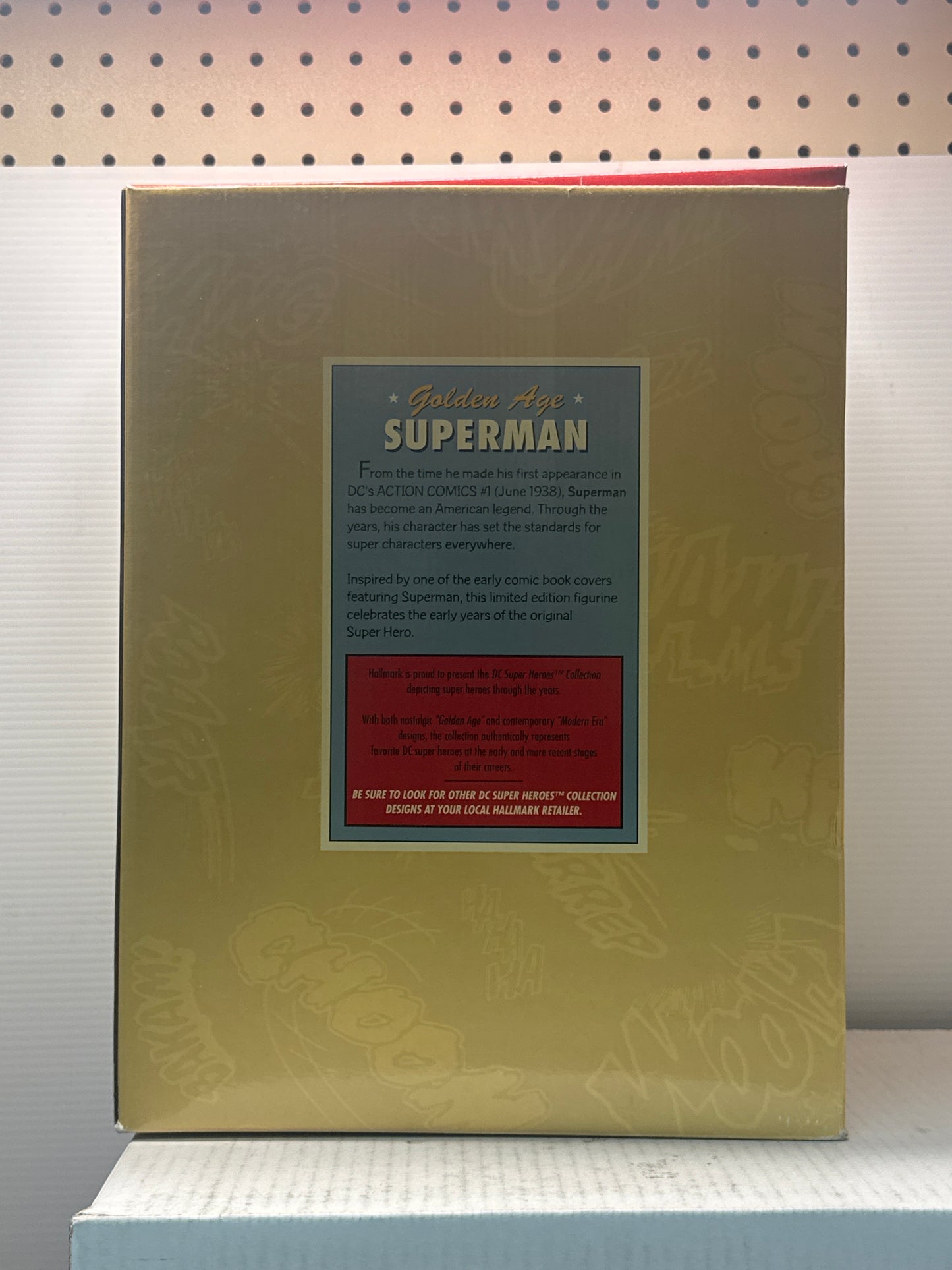 Hallmark DC Comics Super Heroes Superman Man Of Steel Collectible Figurine 1996