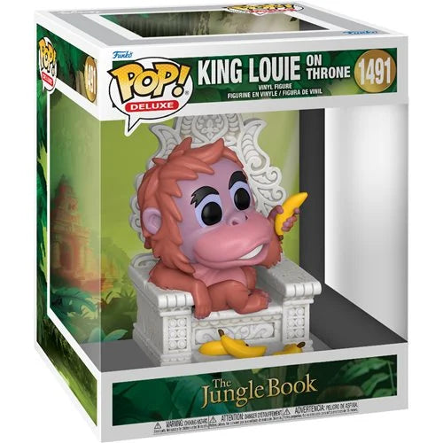 The Jungle Book King Louie Throne Deluxe Pop! Vinyl Figure