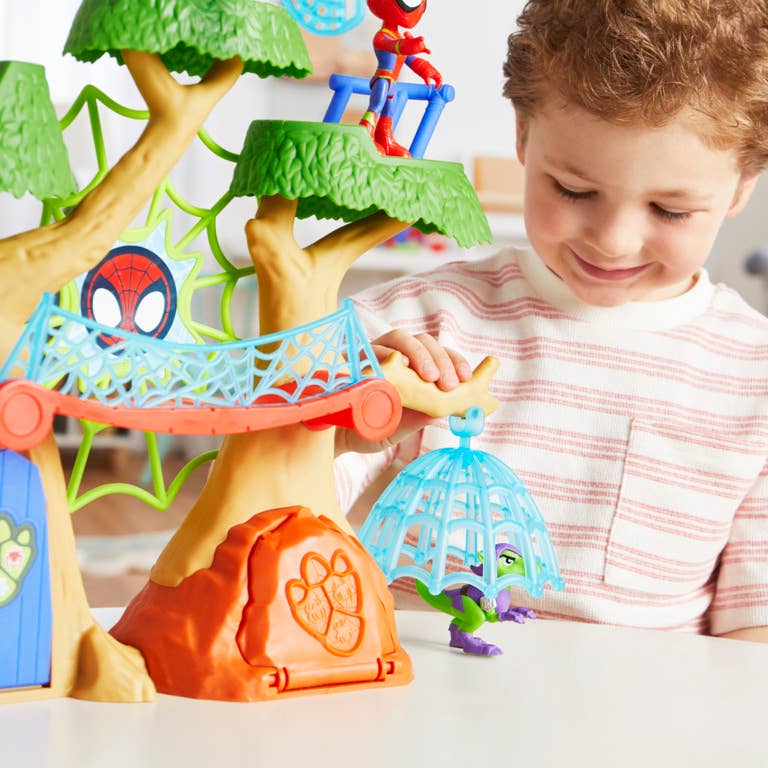 Marvel Spidey and His Amazing Friends Dino-Webs Treehouse