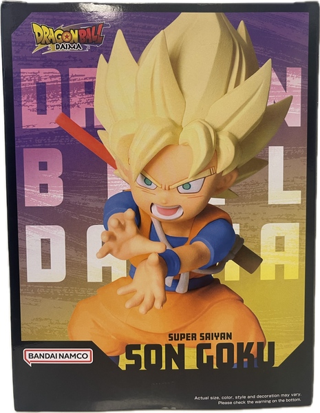 Dragon Ball Daima Super Saiyan Son Goku Mini Figure w/ Panel
