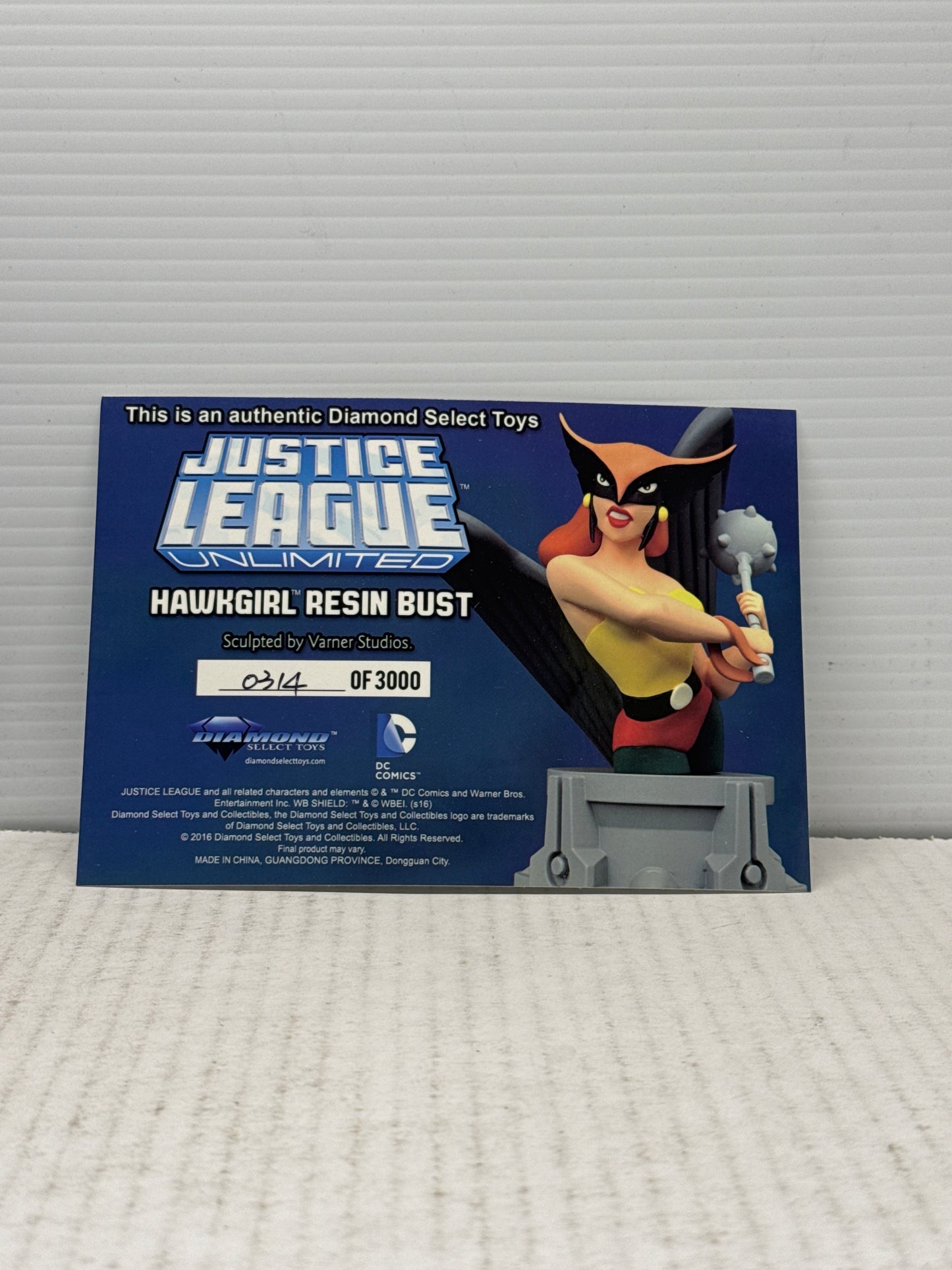 JLA Animated Bust Hawkgirl 0314/3000
